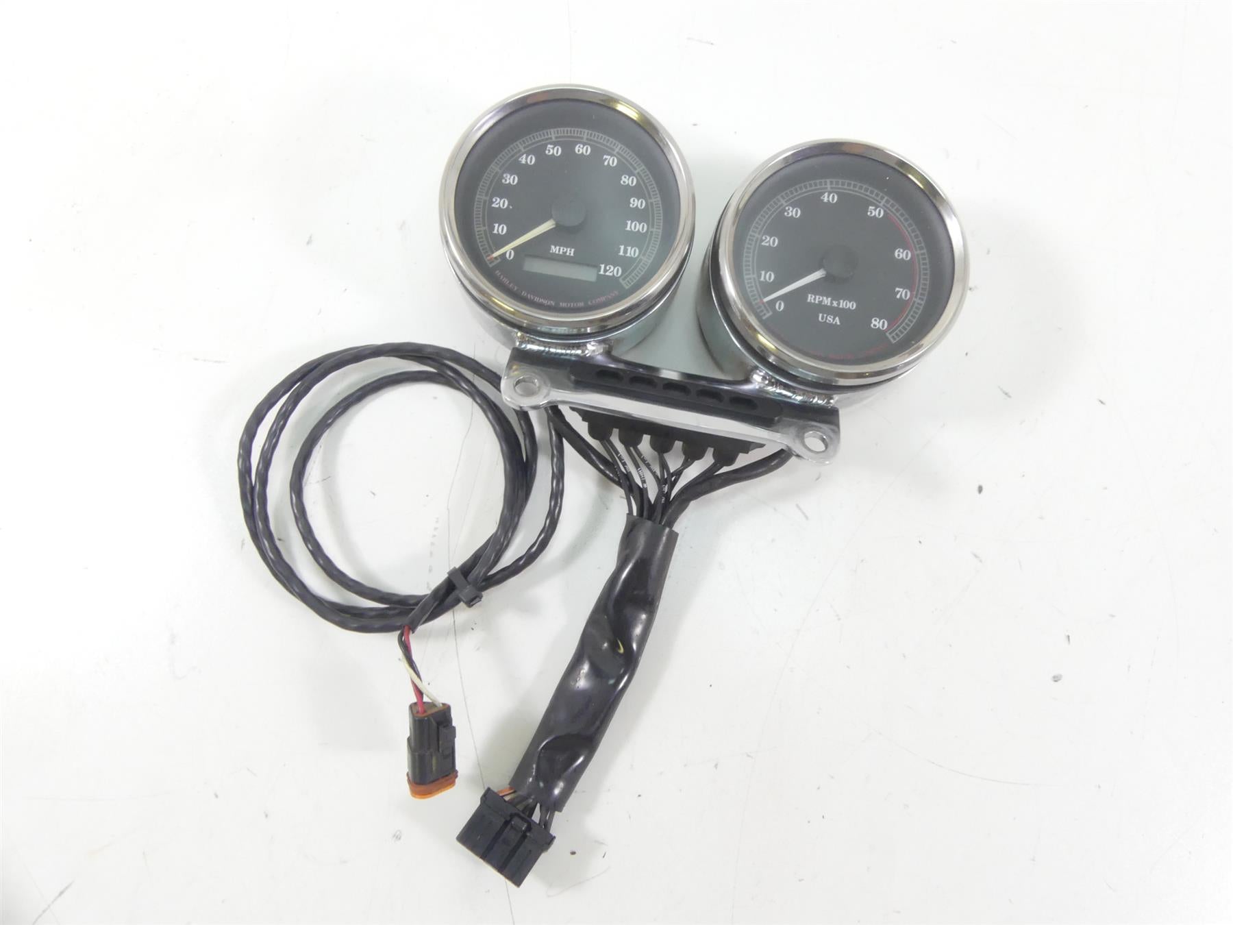 1997 Harley Dyna FXDS Super Glide Conv Speedometer Tacho Gauges - 45K 67247-96A {{ shop.shopifyCountryName }} - Mototech271