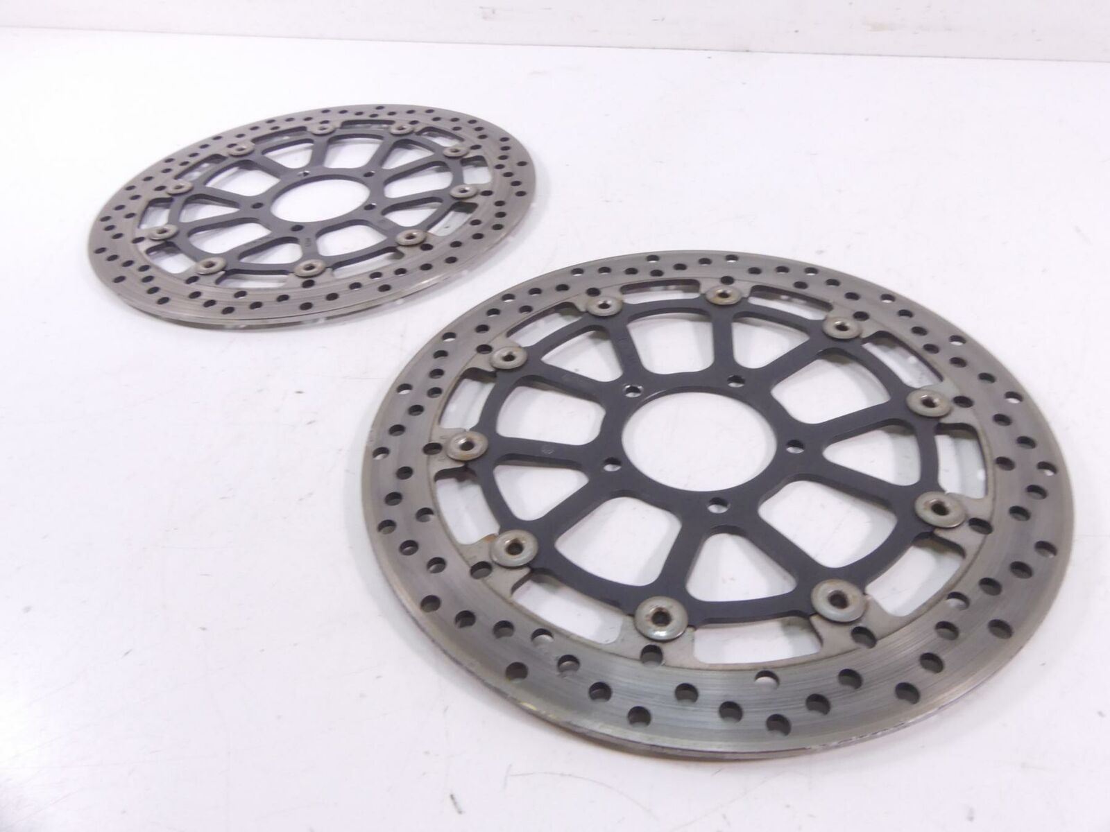 2015 Ducati Diavel Dark Front Brembo Brake Disc Rotor Set 49241011A {{ shop.shopifyCountryName }} - Mototech271