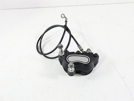 2009 Harley FXCWC Softail Rocker Front Brake Caliper + Line 44464-08 {{ shop.shopifyCountryName }} - Mototech271
