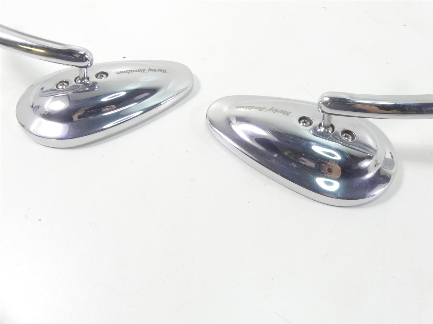 2004 Harley FLHTC SE CVO Electra Glide Nice Chrome Tear Drop Mirror Set 91928-03 {{ shop.shopifyCountryName }} - Mototech271