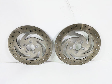 2009 Harley XR1200 Sportster Straight Front Brake Rotor Disc Set 41820-08 {{ shop.shopifyCountryName }} - Mototech271