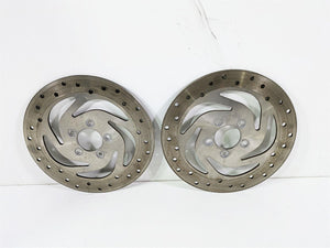 2009 Harley XR1200 Sportster Straight Front Brake Rotor Disc Set 41820-08 | Mototech271