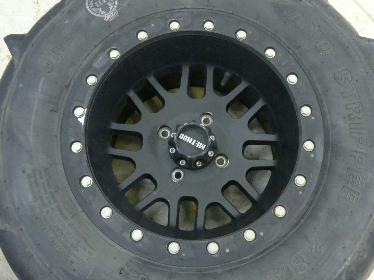 2017 Yamaha YXZ1000R EPS SS GMZ Sand Stripper Tire & Method Rim Set SS281214F {{ shop.shopifyCountryName }} - Mototech271
