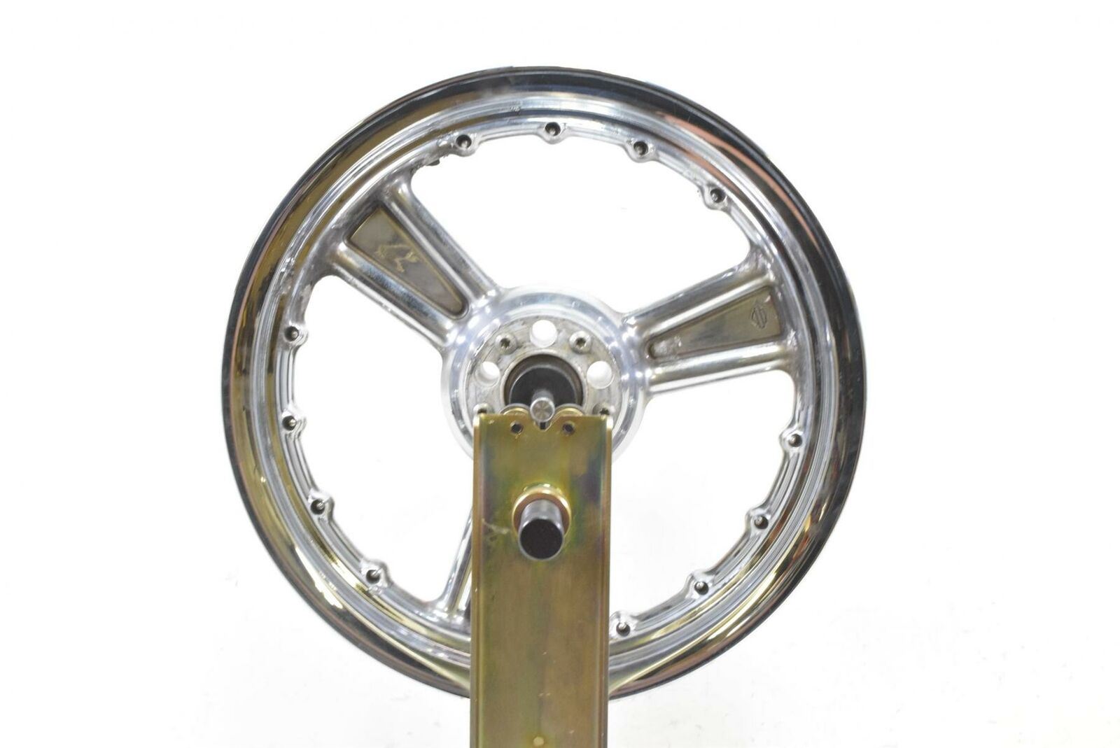 2004 Harley FLHTCSE CVO Electra Glide Front Wheel Rim Straight 16x3 43478-04 {{ shop.shopifyCountryName }} - Mototech271