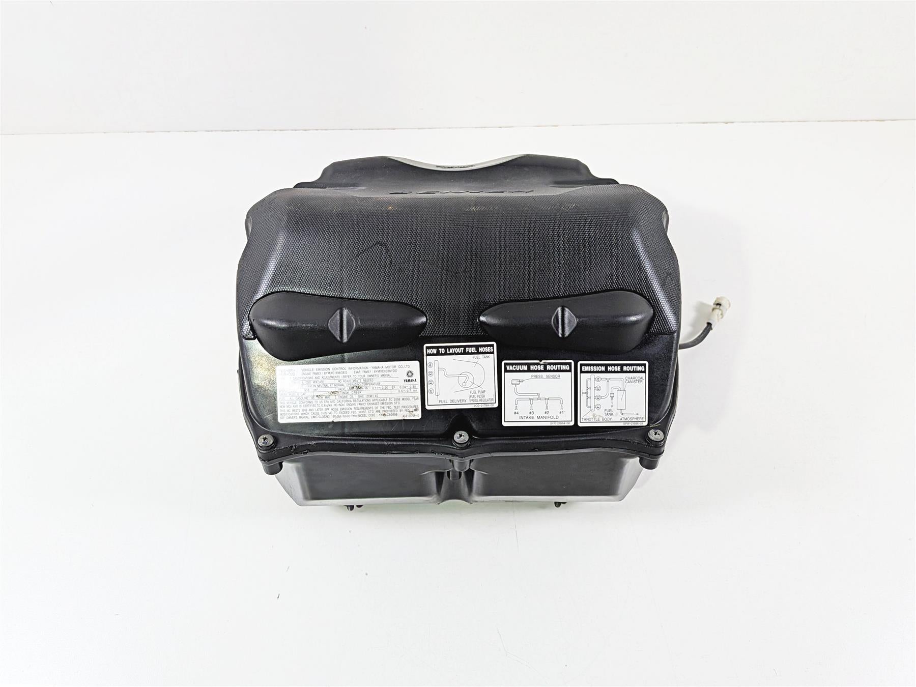 2008 Yamaha YZF R1 RN19 Air Box Breather & Actuator & Stacks 4C8-1440B-00-00 {{ shop.shopifyCountryName }} - Mototech271