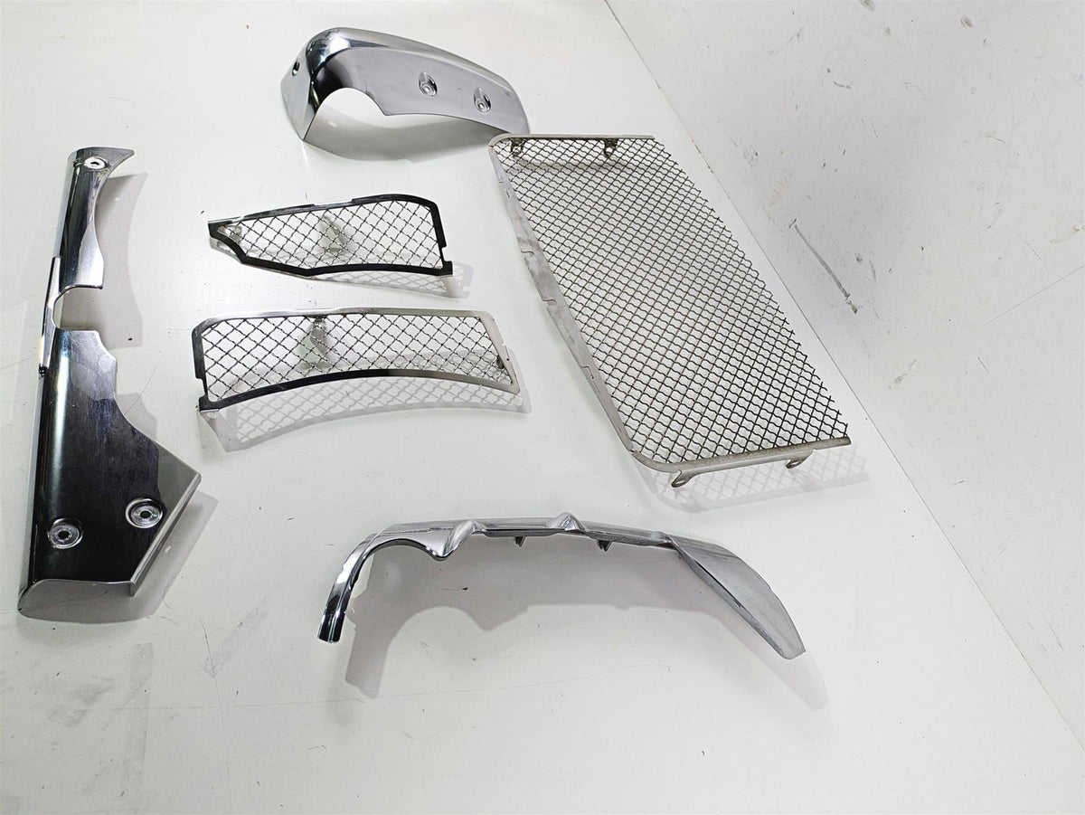 2006 Triumph Rocket 3 Radiator Chrome Radiator Cover Set T2108413 T2108414 {{ shop.shopifyCountryName }} - Mototech271