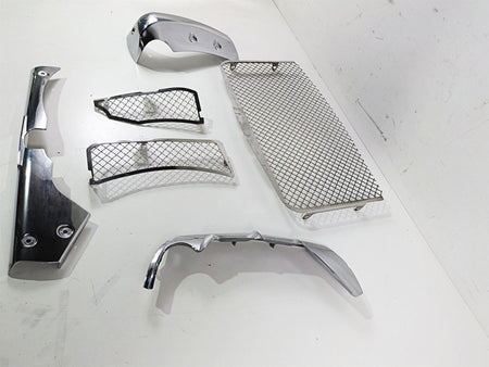 2006 Triumph Rocket 3 Radiator Chrome Radiator Cover Set T2108413 T2108414 {{ shop.shopifyCountryName }} - Mototech271