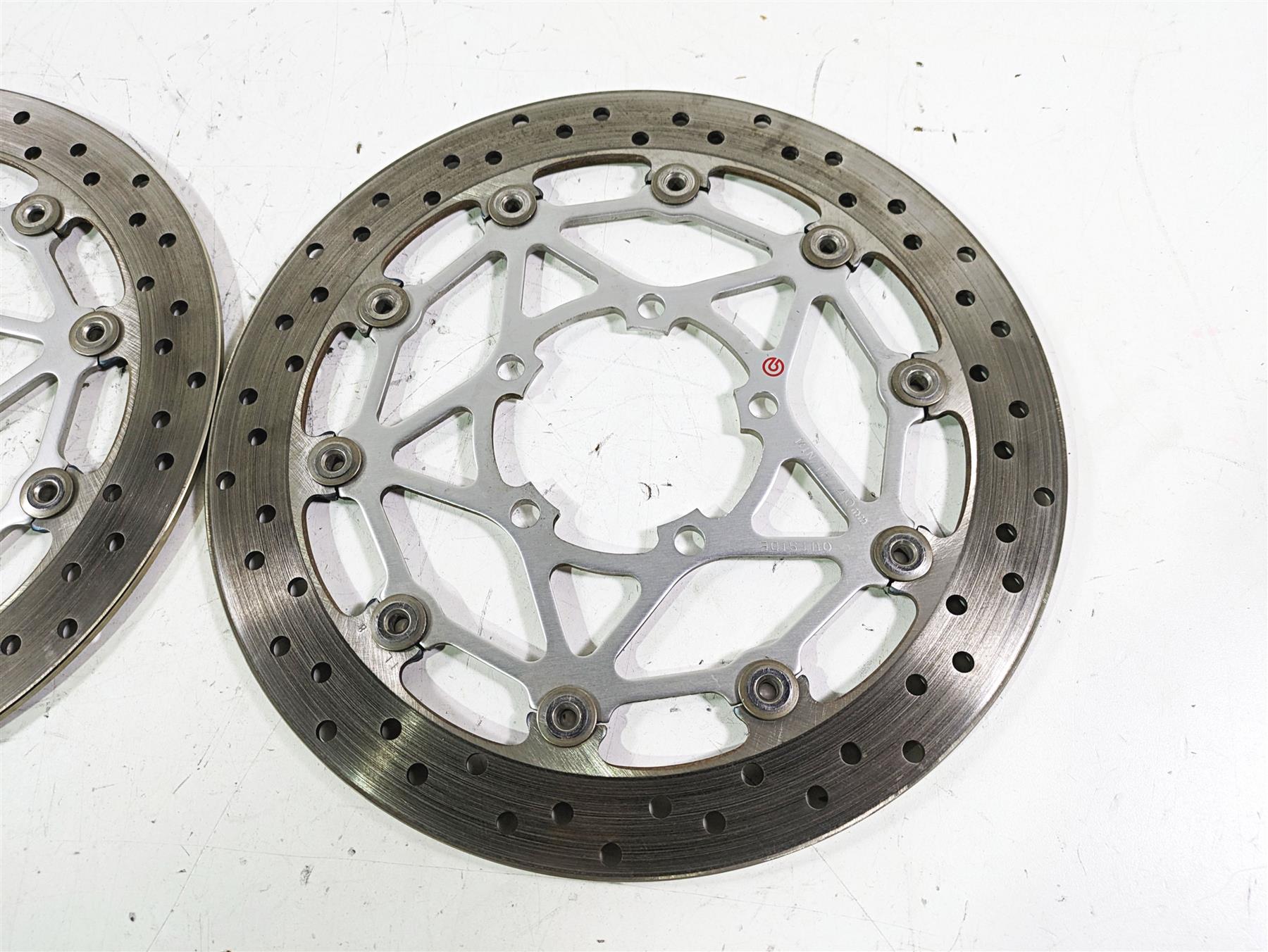 2023 Triumph Street Triple 765 RS Brembo Front Brake Rotor Disc Set 2k T2022080 {{ shop.shopifyCountryName }} - Mototech271