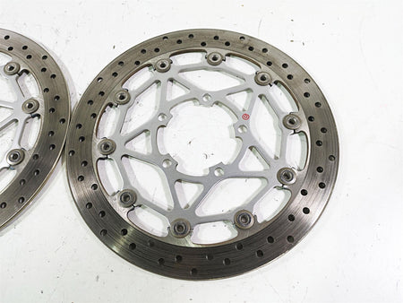 2023 Triumph Street Triple 765 RS Brembo Front Brake Rotor Disc Set 2k T2022080 {{ shop.shopifyCountryName }} - Mototech271