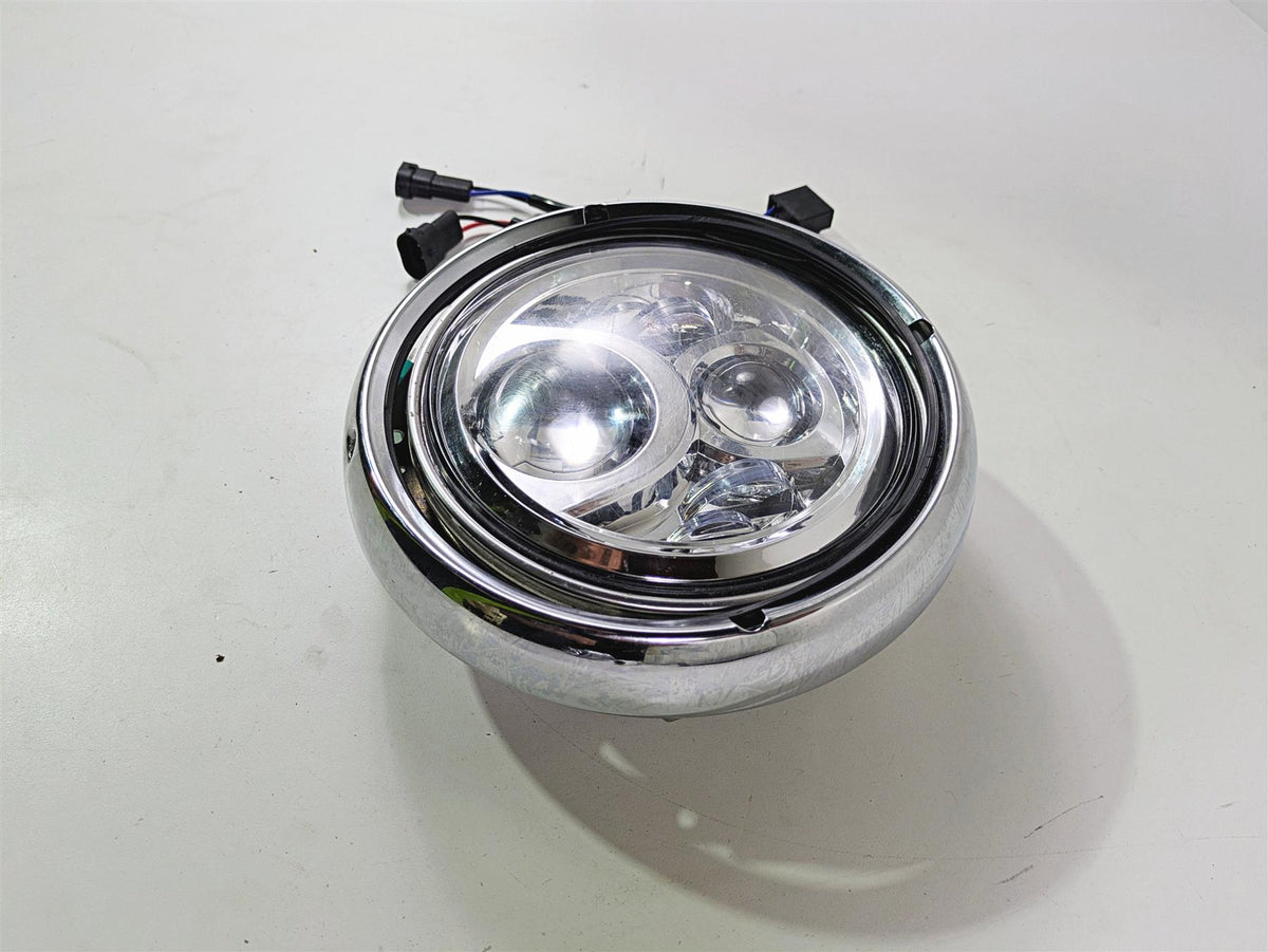 2016 Harley Touring FLHR Road King Led Headlight Head Light Lamp 67700204 {{ shop.shopifyCountryName }} - Mototech271