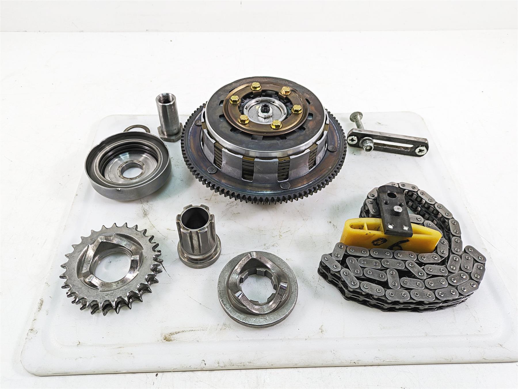 1999 Harley Touring FLHTC Electra Glide Primary Drive Clutch Set 37707-98A {{ shop.shopifyCountryName }} - Mototech271