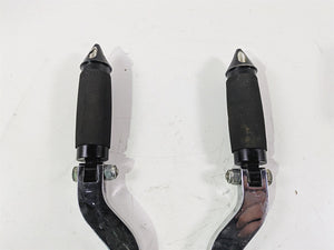 2001 Harley Touring FLHX Street Glide Avon Spike Rear Footpeg Set & Chrome Mount