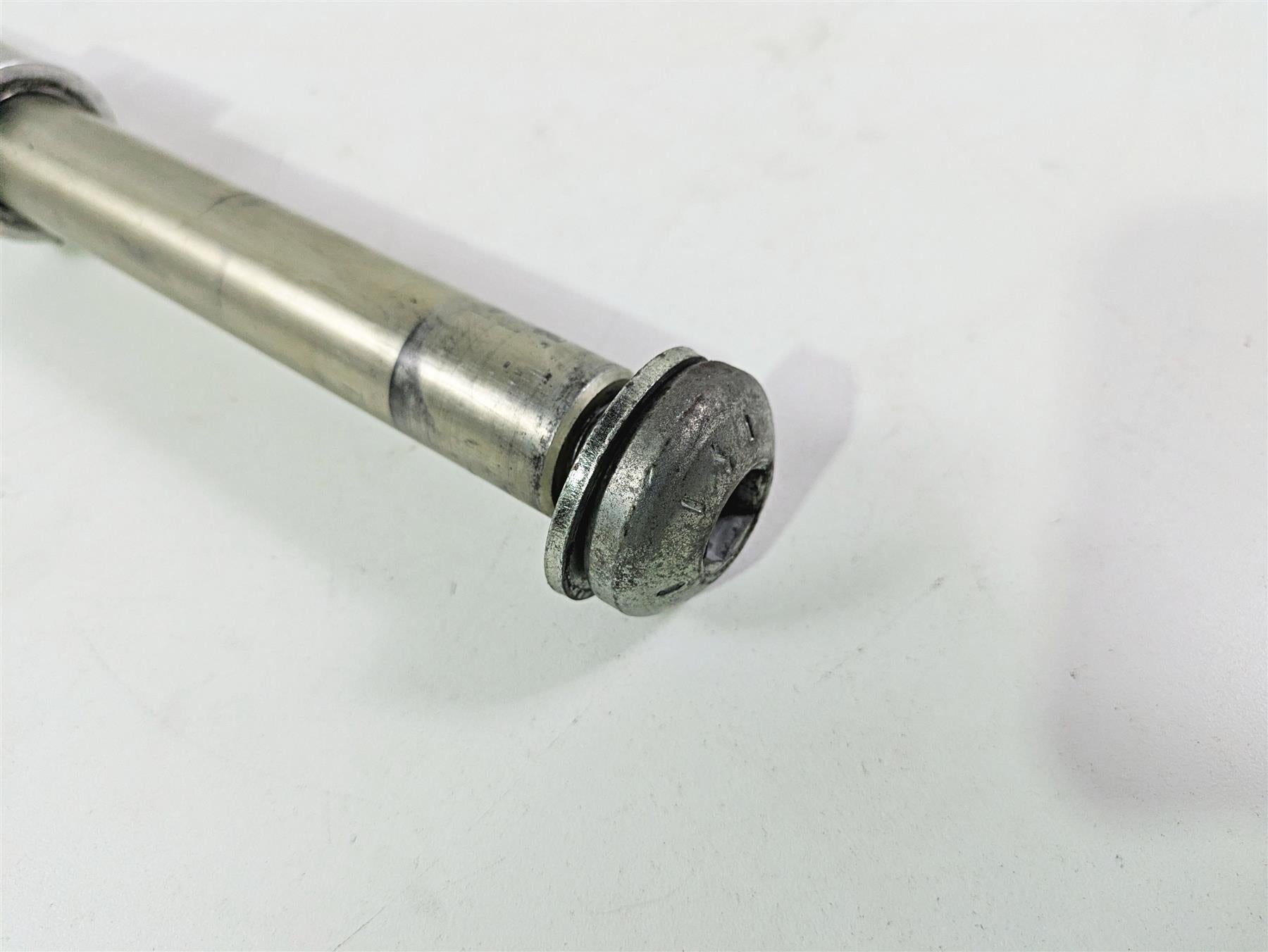 2008 Harley FXCWC Softail Rocker Front Axle Wheel Spindle 41348-08 {{ shop.shopifyCountryName }} - Mototech271