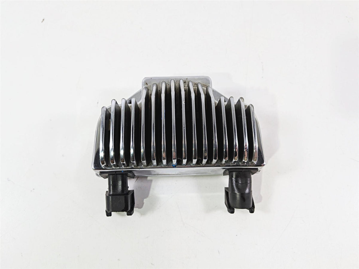 2008 Harley FXDSE CVO Dyna OEM Chrome Rectifier Voltage Regulator 74561-08A-Mototech271