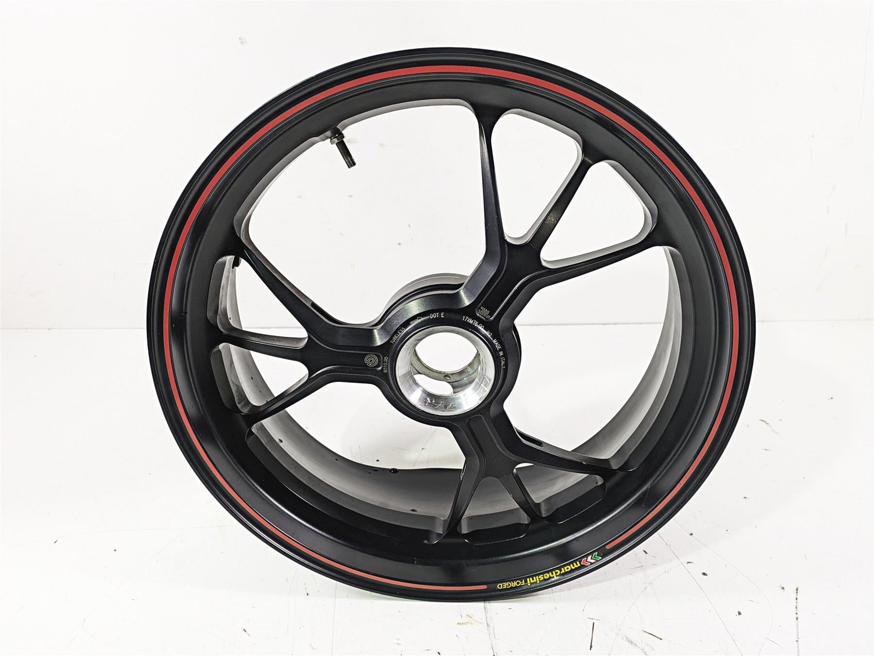 2015 Ducati Panigale 1299 S Rear Marchesini 6x17 Wheel Rim DENT 50221501AB {{ shop.shopifyCountryName }} - Mototech271