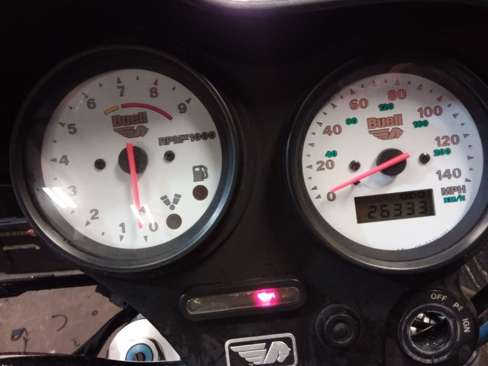 1999 Buell X1 Lightning Speedometer Gauge Instrument 26K Y0501.K Y0500.KC M0660. {{ shop.shopifyCountryName }} - Mototech271