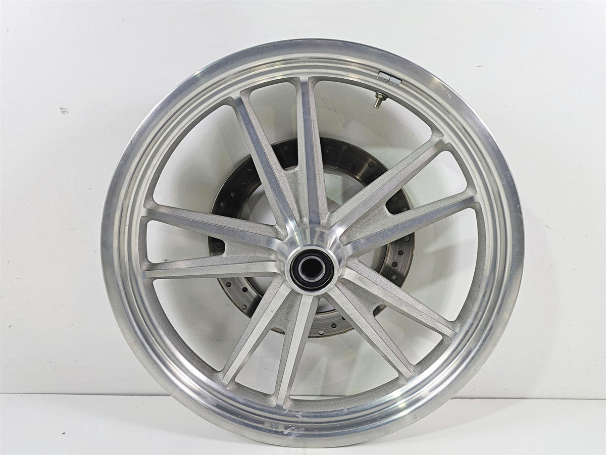 2009 Harley FXDC Dyna Super Glide Straight 19x2.5 Front Wheel Mag Rim 43655-08 {{ shop.shopifyCountryName }} - Mototech271