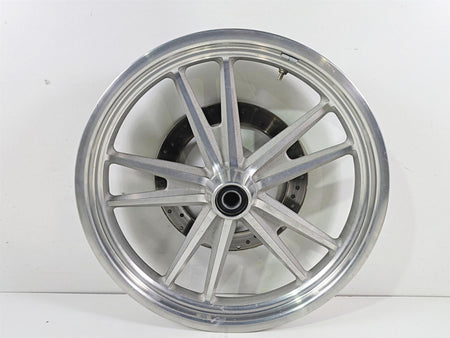 2009 Harley FXDC Dyna Super Glide Straight 19x2.5 Front Wheel Mag Rim 43655-08 {{ shop.shopifyCountryName }} - Mototech271