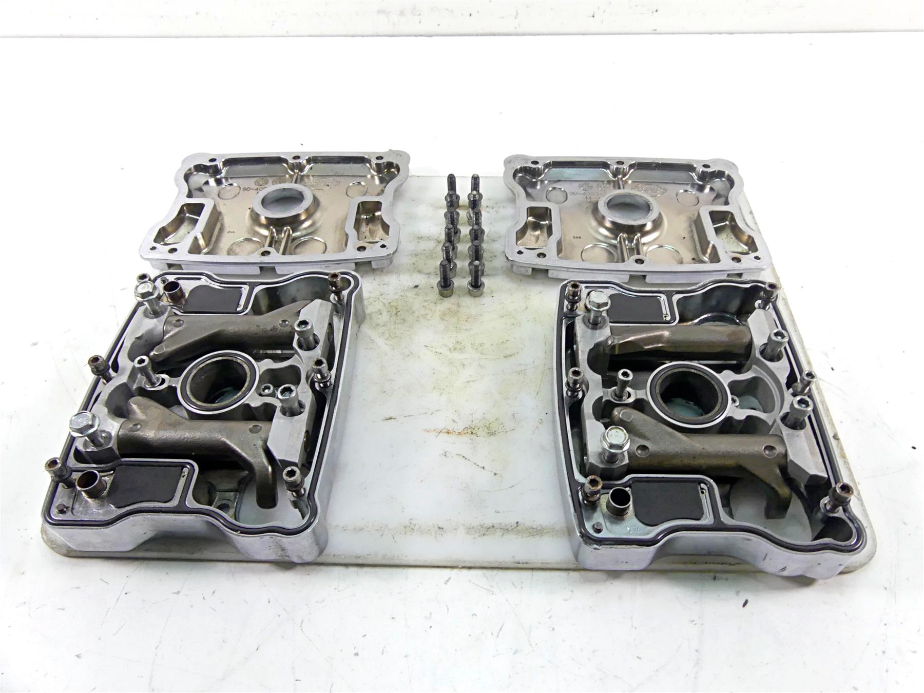 2009 Big Dog K9 117ci S&S Cycle Rocker Box Valve Cover Set 90-4093-S {{ shop.shopifyCountryName }} - Mototech271