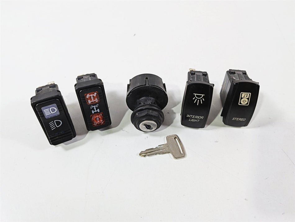 2017 Polaris Ranger Crew 900 XP Ignition Light Awd Switch Key Set 4012165 4011115-Mototech271