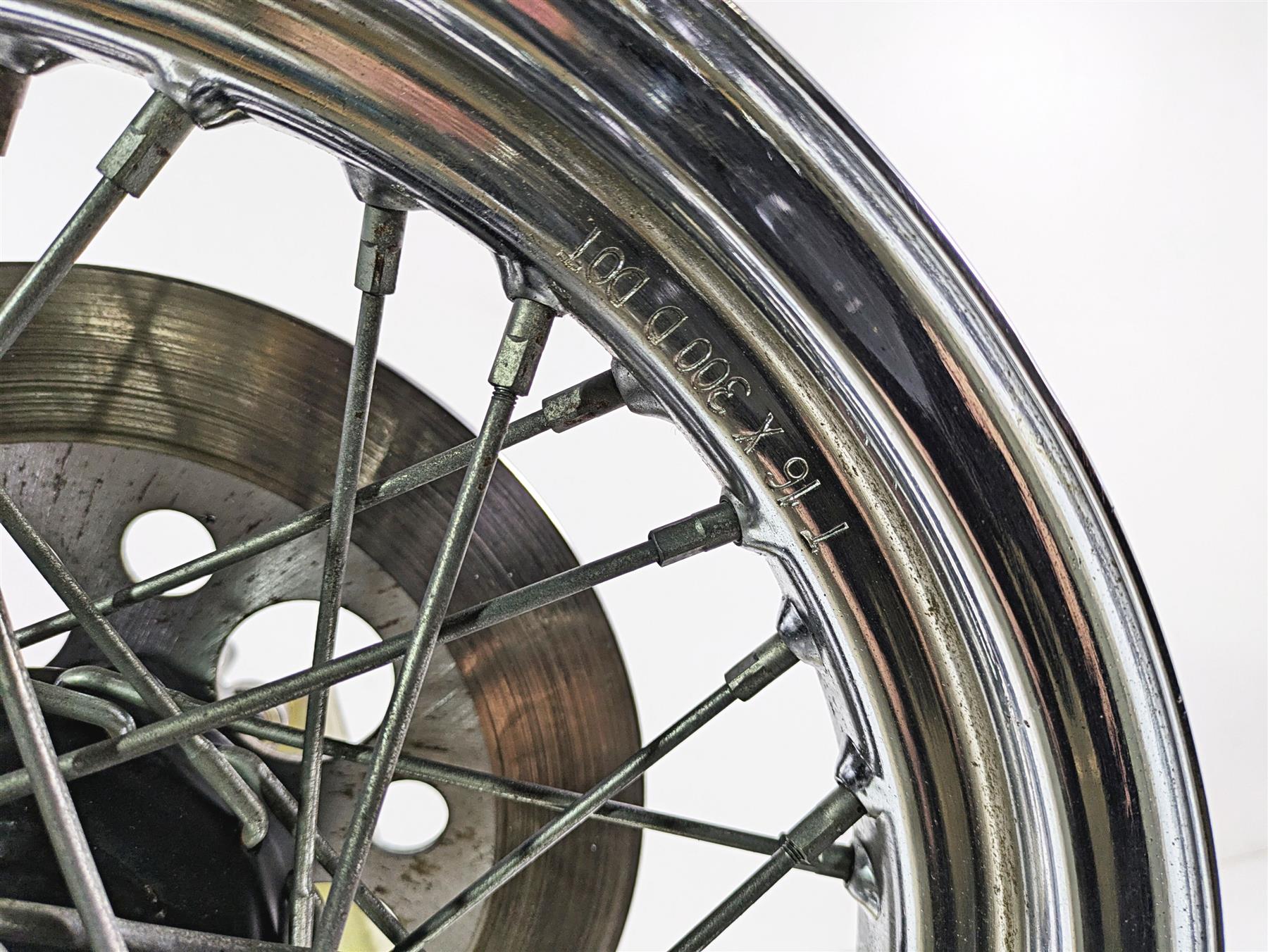 1992 Harley FLSTC Softail Heritage 16x3 Rear Wheel Spoke Rim 40975-86 {{ shop.shopifyCountryName }} - Mototech271