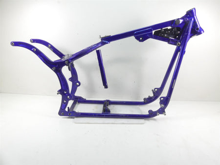 2004 Harley Softail FXSTD SE CVO Deuce Straight Blue Frame Chassis With Texas Salvage Title 46966-04BKO {{ shop.shopifyCountryName }} - Mototech271