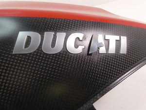 2015 Ducati Diavel Carbon Red Fiber Center Fuel Gas Tank Cover - Read 48015221A | Mototech271