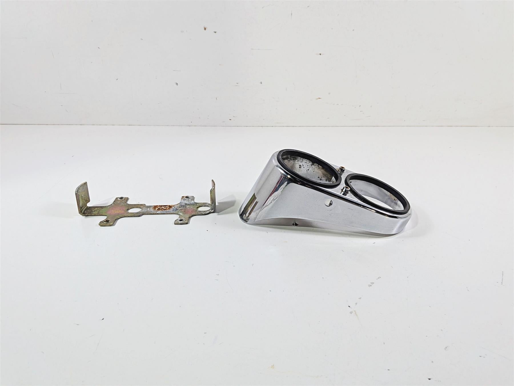 1998 Harley Dyna FXDL Low Rider Chrome Fuel Tank Dash Cover & Mount 67185-95 {{ shop.shopifyCountryName }} - Mototech271