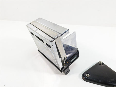 1986 Harley Sportster XLH 883 Battery Box Carrier Stay + Chrome Cover 66191-83 {{ shop.shopifyCountryName }} - Mototech271