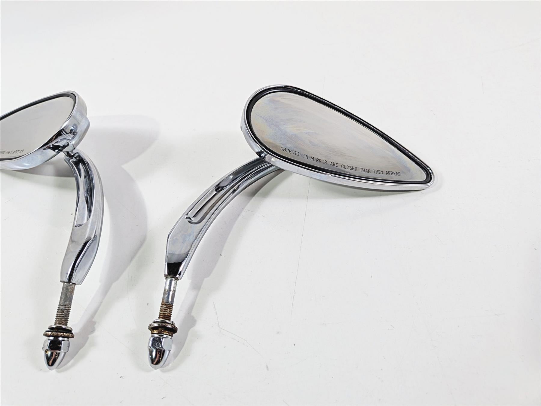 2014 Harley Touring FLHTK Electra Glide Willie G Teardrop Chrome Mirror 56000394-Mototech271