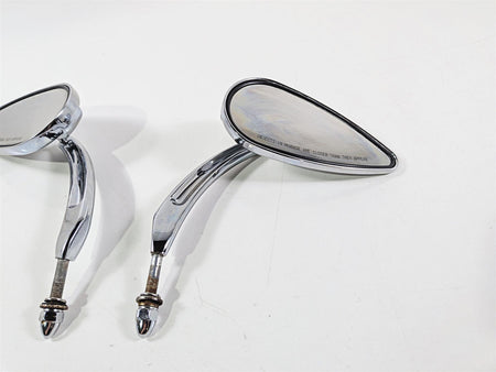 2014 Harley Touring FLHTK Electra Glide Willie G Teardrop Chrome Mirror 56000394-Mototech271