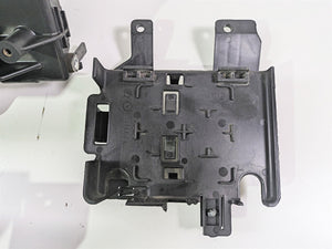 2010 Harley Touring FLHXSE CVO Street Glide Battery Tray Holder - Read 66281-09B
