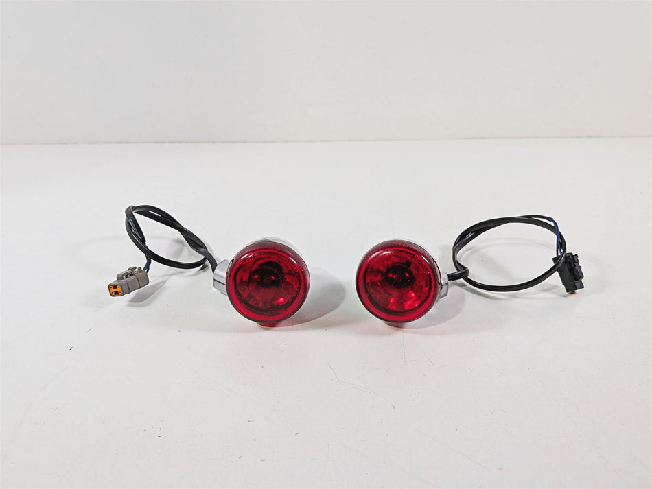 2014 Harley FXSB Softail Breakout Rear Blinker Turn Signal Set 67800223-Mototech271