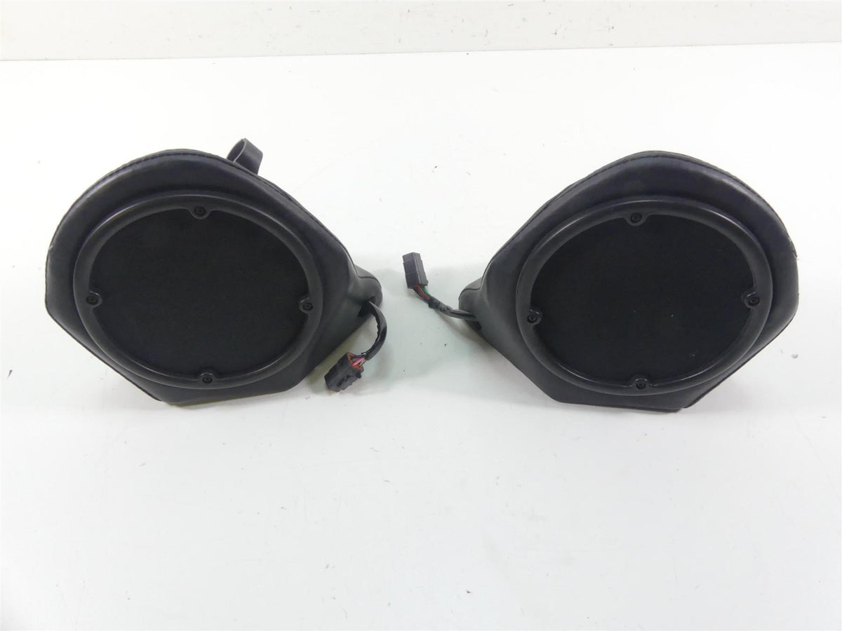 2009 Harley FLHTCU SE4 CVO E-Glide Rear Trunk Speakers Set 76281-08A 76299-08A {{ shop.shopifyCountryName }} - Mototech271