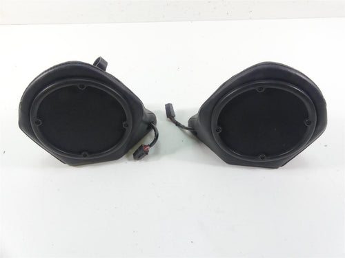 2009 Harley FLHTCU SE4 CVO E-Glide Rear Trunk Speakers Set 76281-08A 76299-08A | Mototech271
