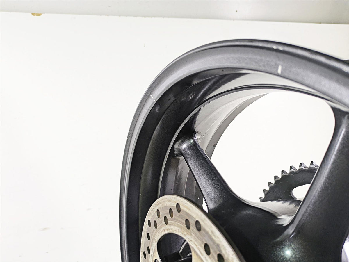 2012 Triumph Daytona 675 17x5.5 Rear Wheel Rim Graphite T2010842 {{ shop.shopifyCountryName }} - Mototech271