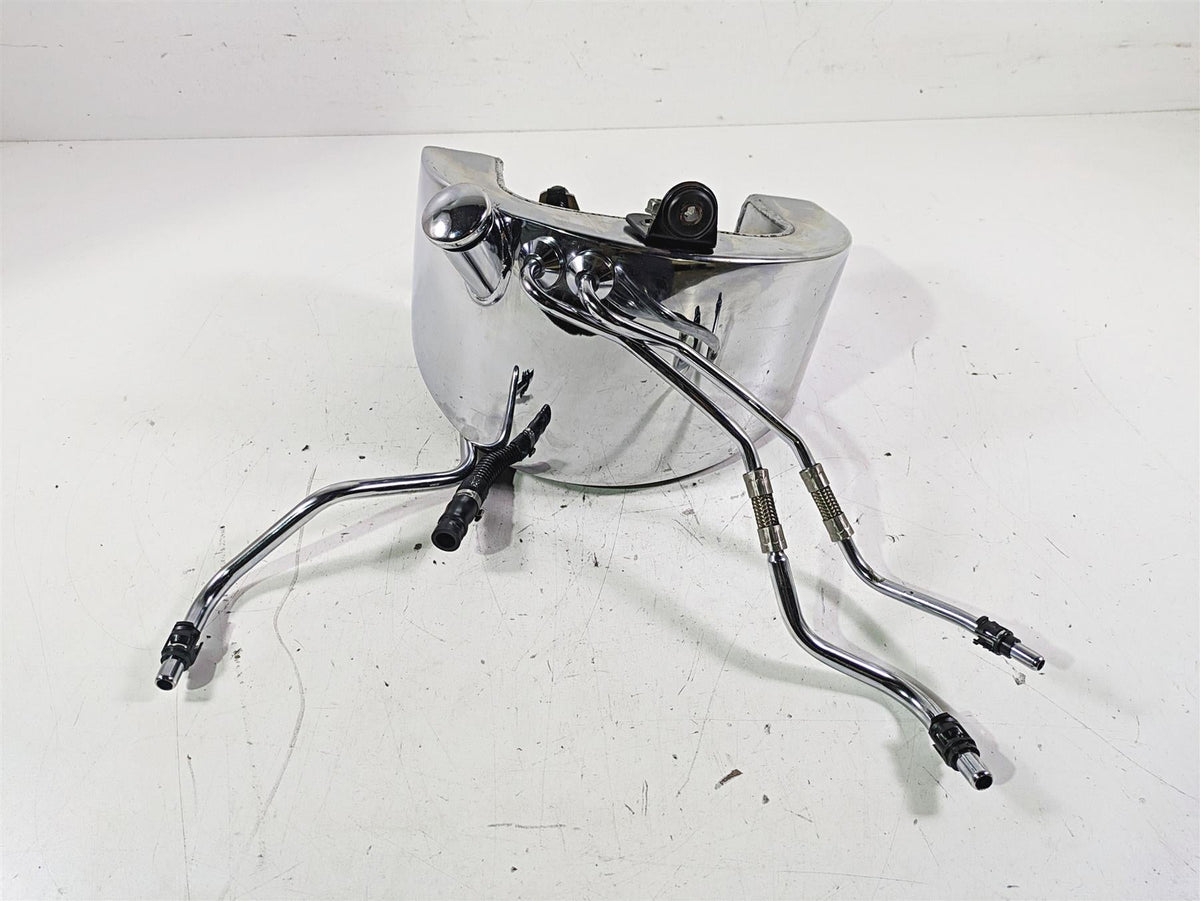 2005 Harley Softail FLSTFSE CVO Fat Boy Oil Tank Reservoir & Lines 62498-00A {{ shop.shopifyCountryName }} - Mototech271