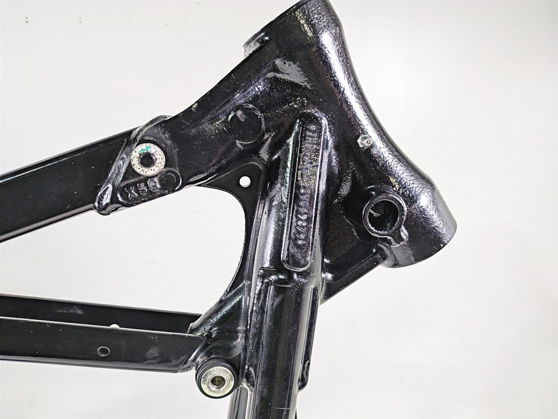 2008 Harley FLSTSB Cross Bones Straight Main Frame Chassis With Clean Texas Title 47173-11BHP {{ shop.shopifyCountryName }} - Mototech271