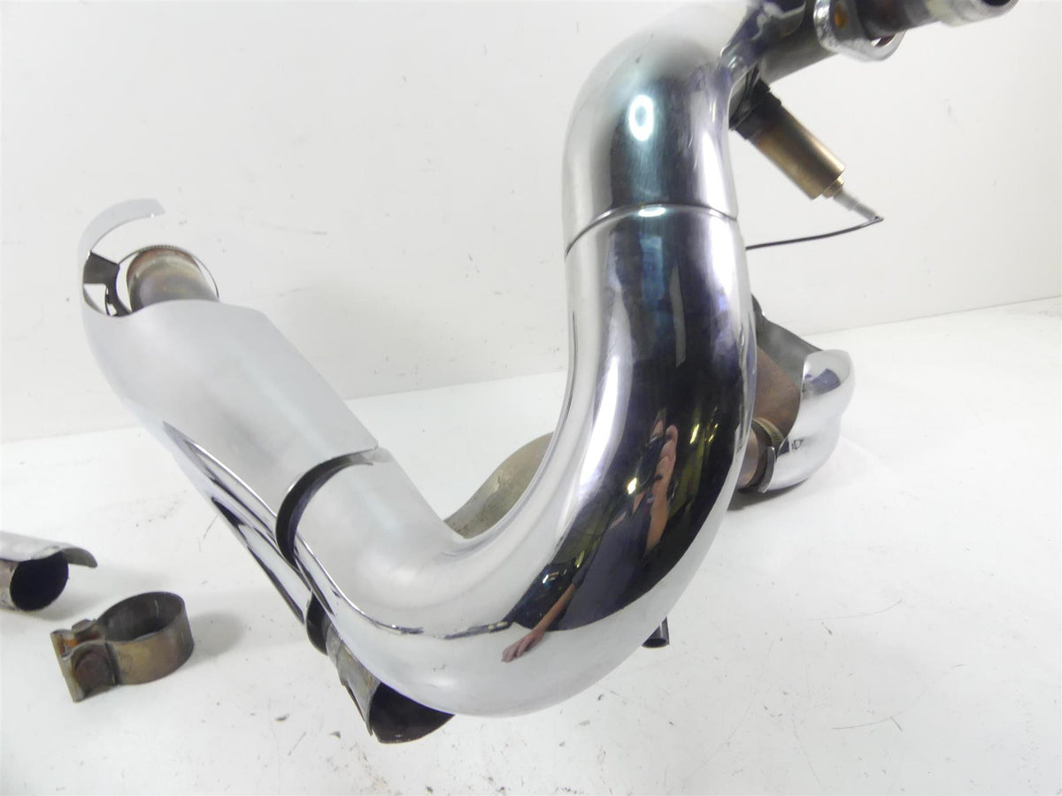 2011 Victory Vision Tour Oem Exhaust Header Manifold Pipe Chrome Set 1262072 {{ shop.shopifyCountryName }} - Mototech271