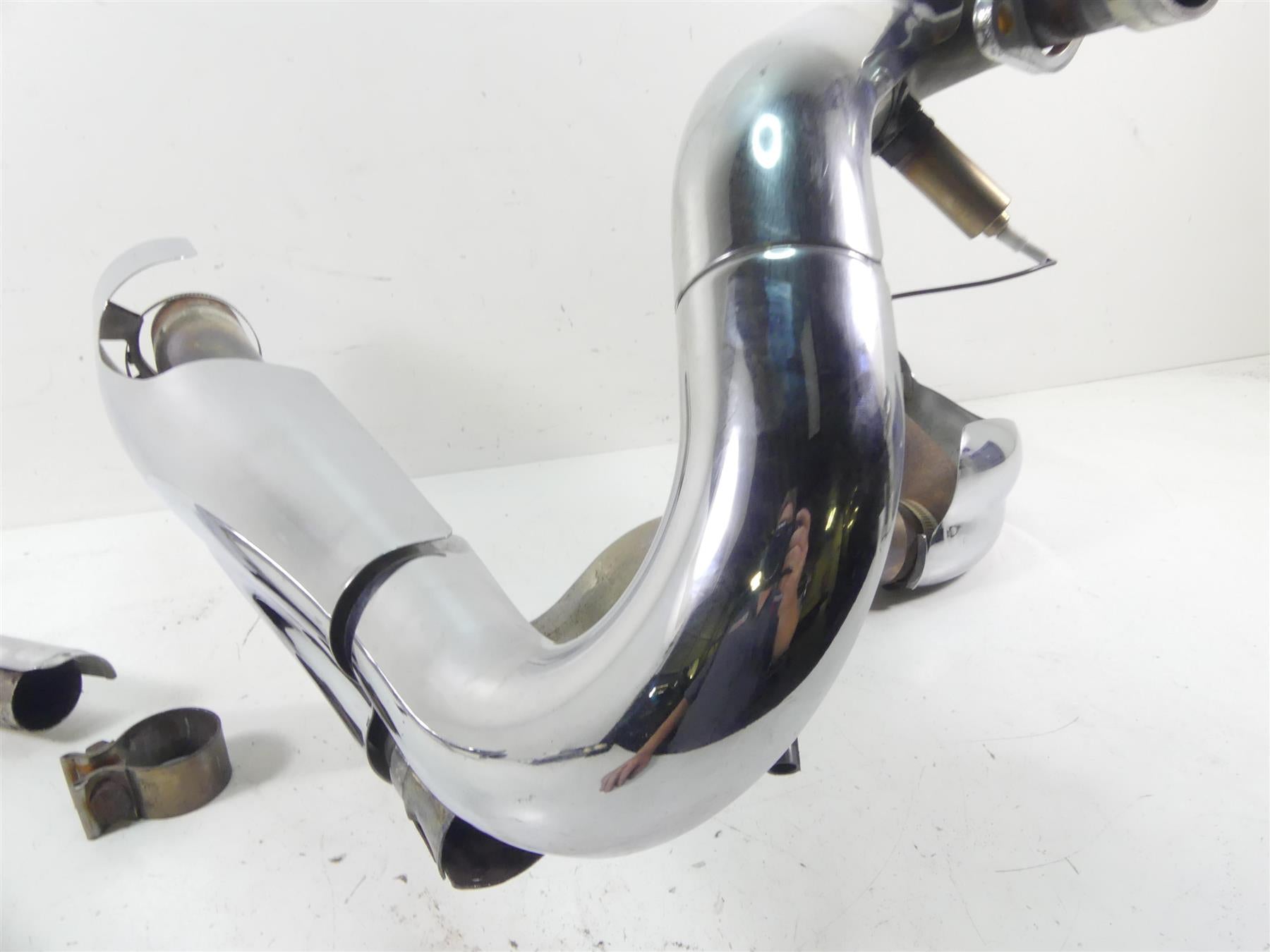 2011 Victory Vision Tour Oem Exhaust Header Manifold Pipe Chrome Set 1262072 {{ shop.shopifyCountryName }} - Mototech271