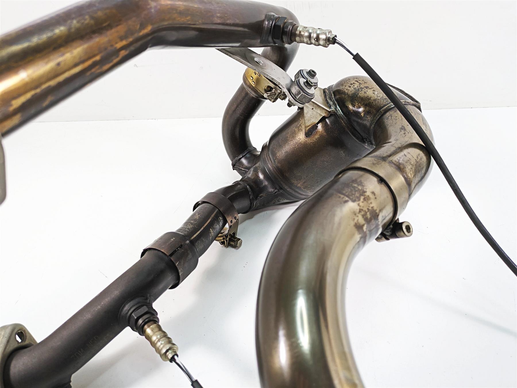 2011 Ducati Hypermotard 1100 Evo SP Stock Exhaust Header& Mid Pipe 57221571B {{ shop.shopifyCountryName }} - Mototech271