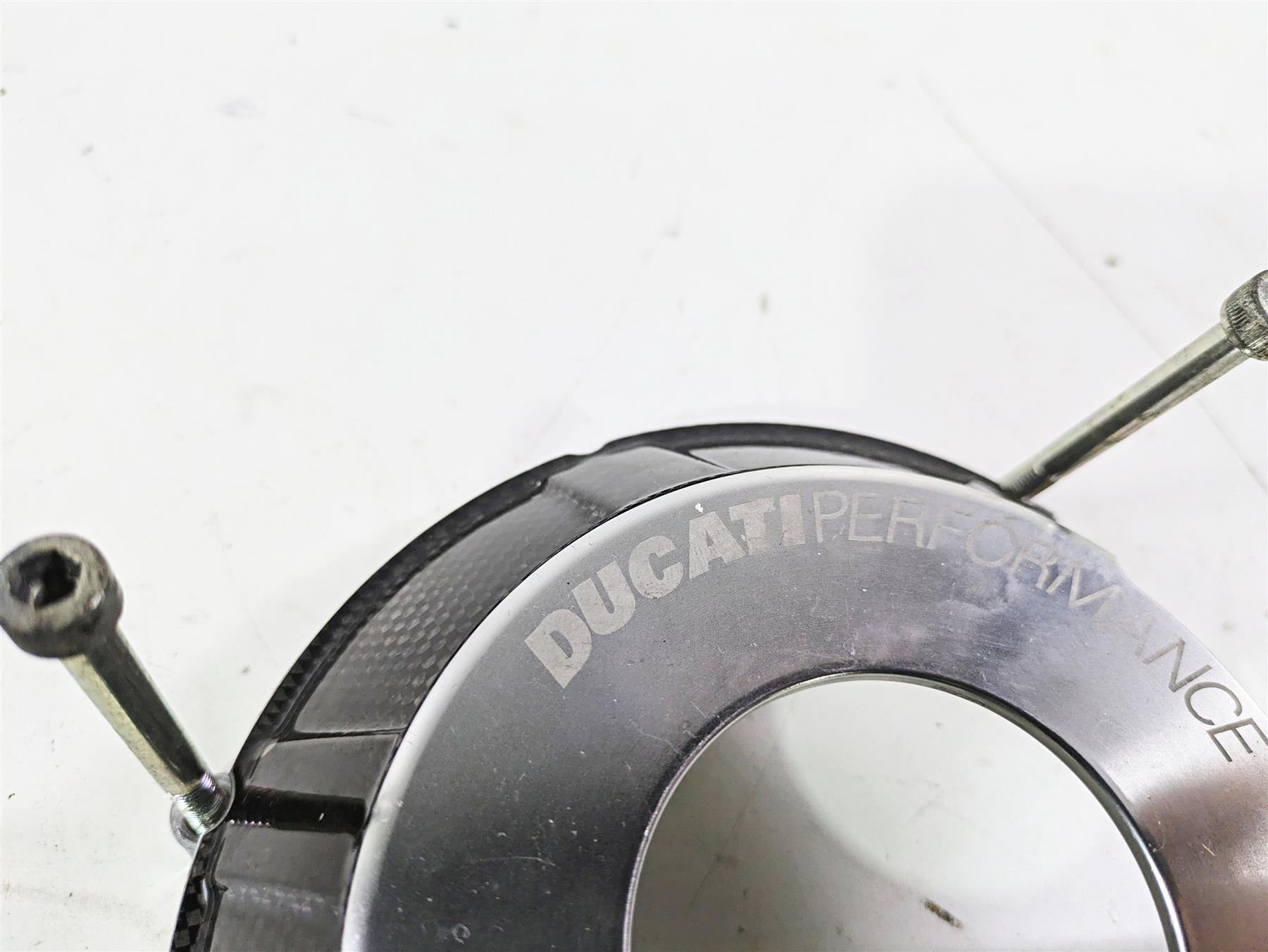 2008 Ducati SBK 1098 S Performance Aluminum Carbon Fiber Clutch Cover 969943AAA {{ shop.shopifyCountryName }} - Mototech271