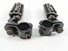 Load image into Gallery viewer, 2009 Harley Softail FLSTSB Cross Bones Aftermarket Black Highway Peg Set
