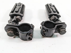 2009 Harley Softail FLSTSB Cross Bones Aftermarket Black Highway Peg Set