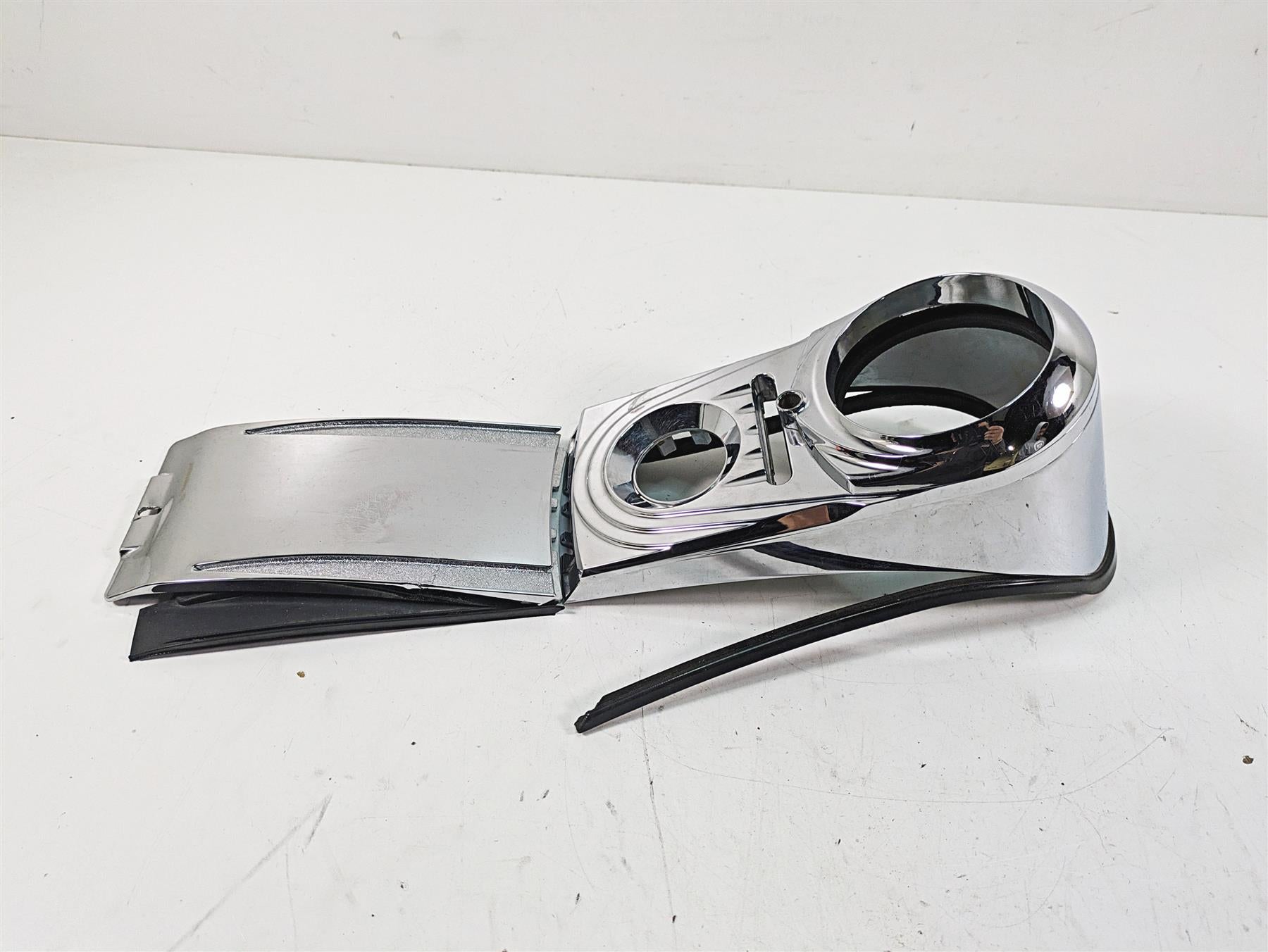 2000 Harley FXSTS Softail Springer Tank Dash Speedo Cover + Extension 71250-00 {{ shop.shopifyCountryName }} - Mototech271