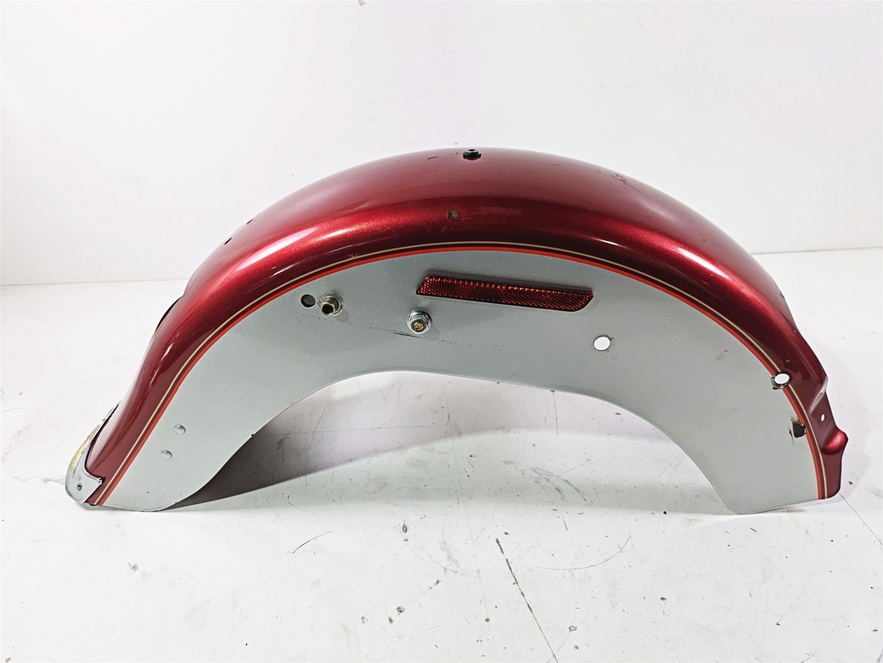 2004 Harley Softail FLSTF Fat Boy Rear Fender Sierra Red 59596-00A {{ shop.shopifyCountryName }} - Mototech271