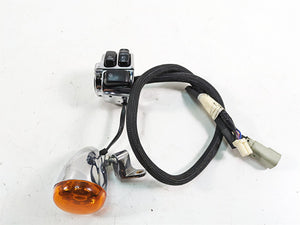 2009 Harley Dyna FXDFSE CVO Fat Bob Left Control Switch + Blinker -Read 71682-06
