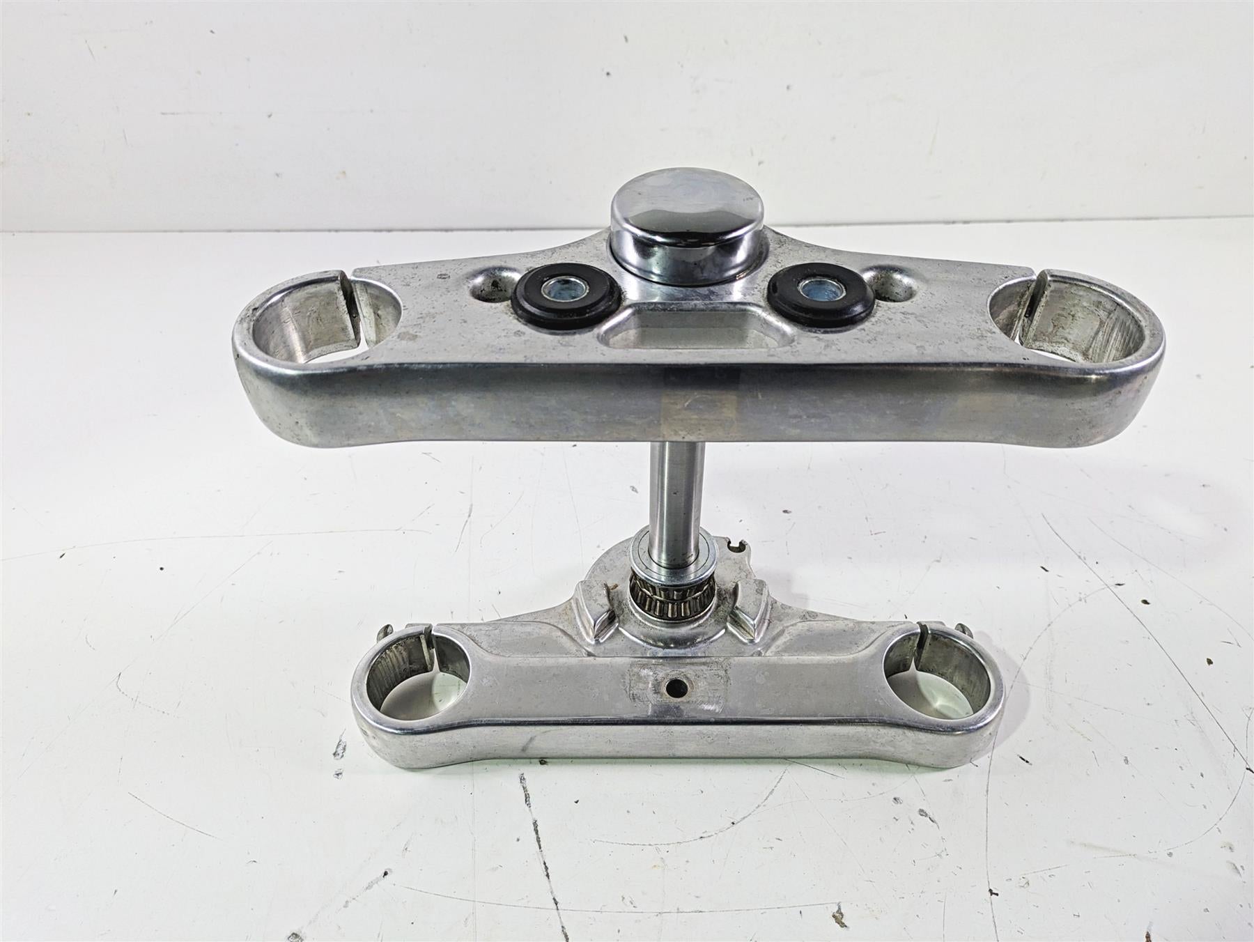 2007 Harley FXDWG Dyna Wide Glide Lower & Upper Triple Tree 49mm Set 46317-07 | Mototech271