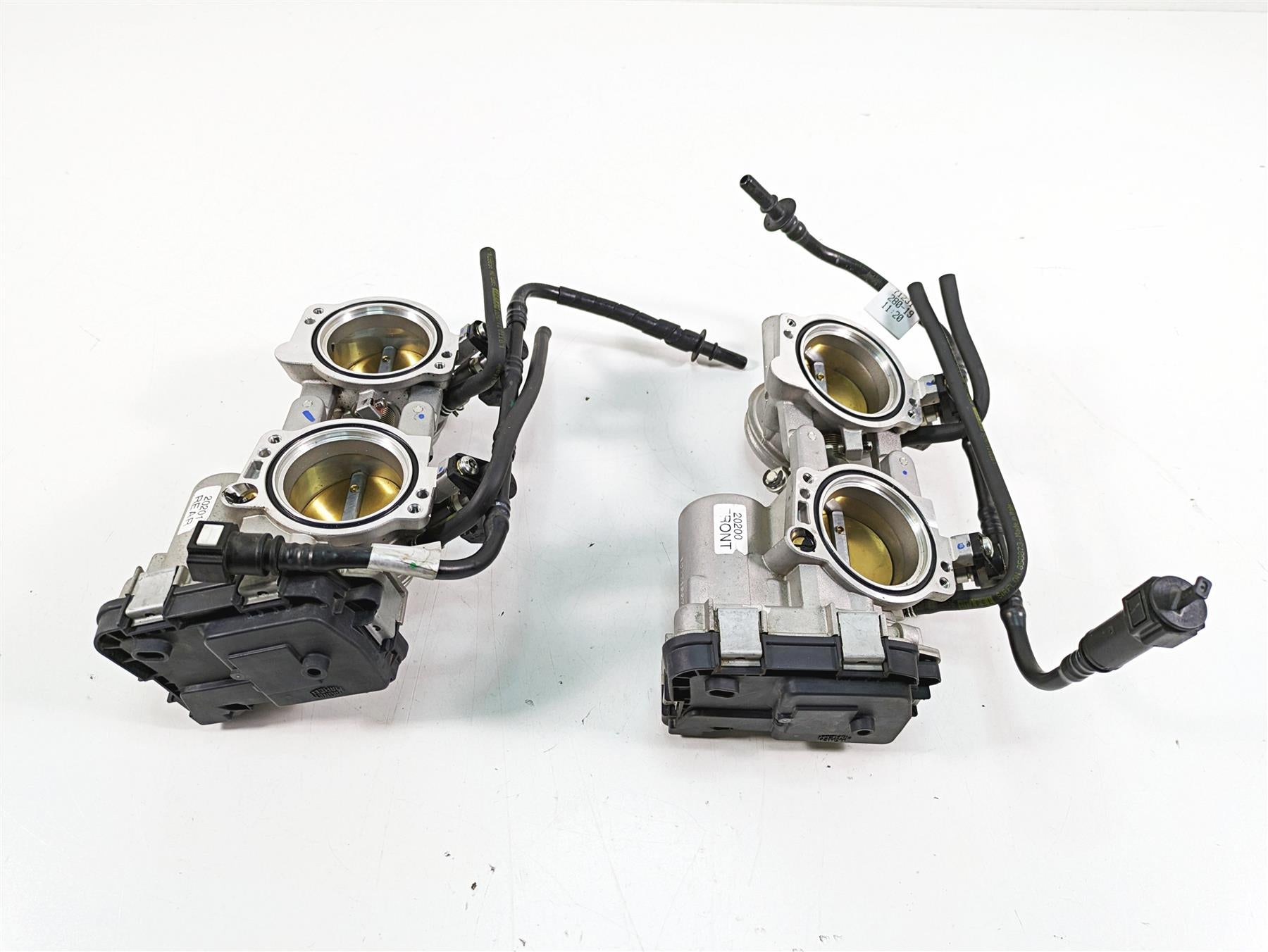 2020 Aprilia Tuono V4 Factory Throttle Body Bodies Set 776miles 857303 857304