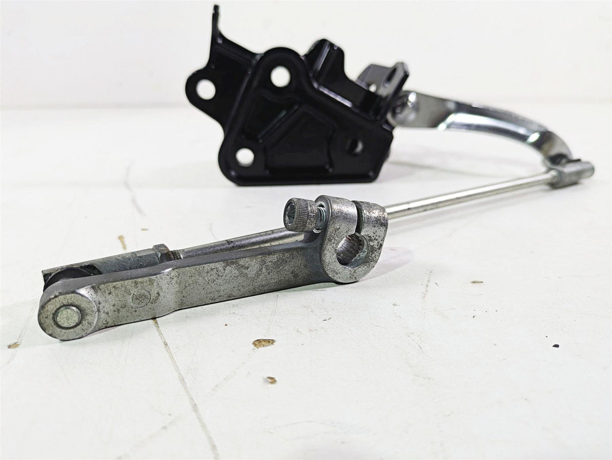 2009 Harley FXCWC Softail Rocker Left Front Foot Peg Shifter Parts Set 33683-07A {{ shop.shopifyCountryName }} - Mototech271